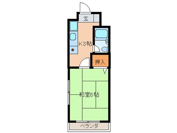 ピアーチェ住吉の物件間取画像